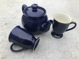 Engelse theeset blauw-goud churchill