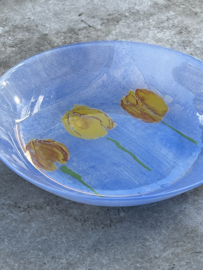 Glazen schaal tulp