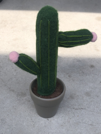 Potje met stoffen cactus