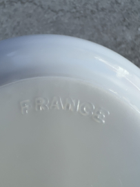 Franse Arcopal schaaltjes opaalglas “zeehond”