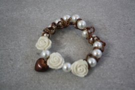 Armband parel/koper