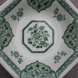 Klein engels schaaltje groen Royal Staffordshire