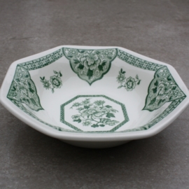 Klein engels schaaltje groen Royal Staffordshire
