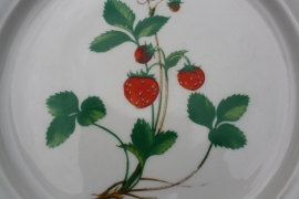 Vintage bordje aardbeien Ditmar Urbach