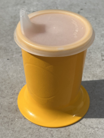 Tupperware Kinder drinkbeker met tuitje geel