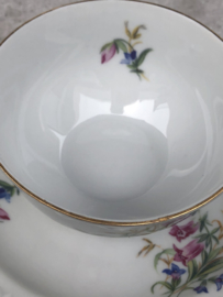 Brocante theekoppen Kahla bloem