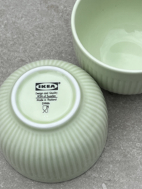 Schaaltjes IKEA ribbel groen