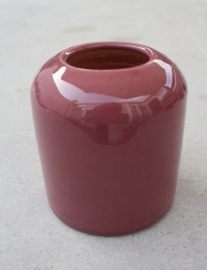 Kleine donkerrose vaas "Tiko Gouda"