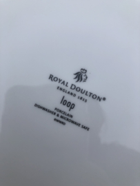 Grote platte borden Royal Doulton serie Loop