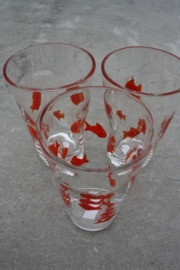 Waterglazen goudvis