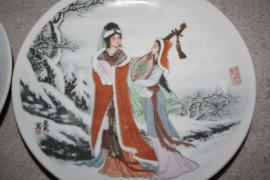 Chinese bordjes, set van 3