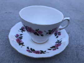 Koffiekop roze bloem Royal Vale Ridgeway potteries