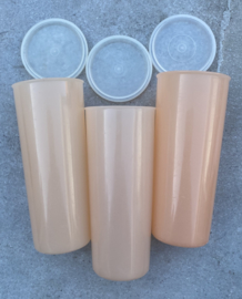 Set of 3 vintage Tupperware 7 ounce bell Tumblers