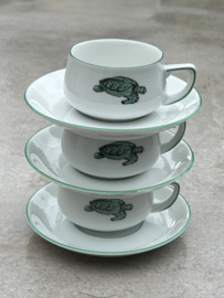 Set kopjes Thomas Lacroix schildpad