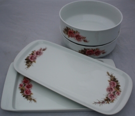 Schalenset roos rond