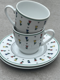 Set kopjes Heinrich Winterling Tulp