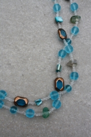 Ketting blauw koper