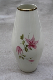 Vaas crèmekleur met roze bloemen PMR Jaeger&Co