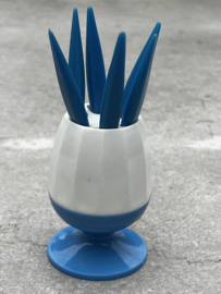 Standaardje met kleine cocktail vorkjes