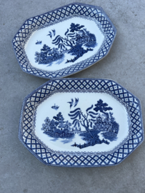Royal staffordshire schaaltjes blue Willow J&G Meakin