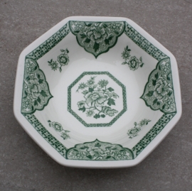 Klein engels schaaltje groen Royal Staffordshire