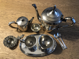 Tinnen Art Deco Creamset Douwe Egberts/Herbert Hooikaas