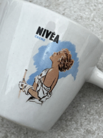 Set Nivea kopjes wit blauw