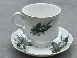 Koffiekopje Bone China London lelietjes
