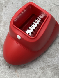 Tupperware rasp met bewaardoosje crème-rood