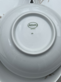 Schalenset Arzberg wit-bruin