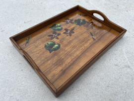 Vintage dienblad hout