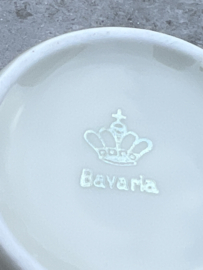 Vintage melkkannetje Bavaria pastel-goud
