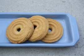Blauwe serveerschaal