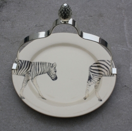 Wedgwood verzilverde bordklem 20,5 cm