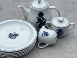 Deel servies Mosa Blauwe bloem