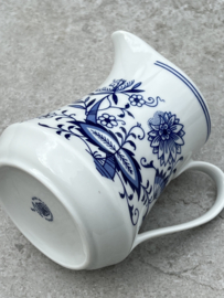 Melkkannetje Bohemia wit-blauw