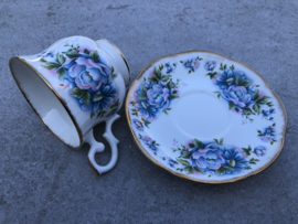 Koffiekopje blue flower Royal Canterbury England