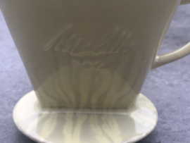 Vintage Melitta koffiefilter porselein