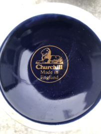 Engelse theeset blauw-goud churchill