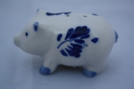Pepervaatje varken delftsblauw