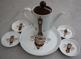 Deel van servies klokken Mitterteich Porzellan