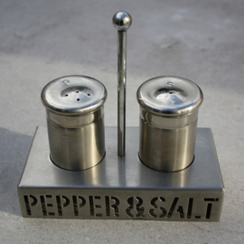 RVS " Pepper & Salt" stel