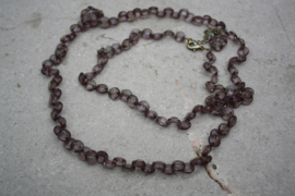 Ketting paars glas