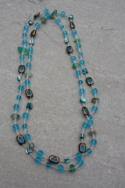 Ketting blauw koper