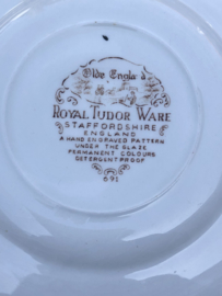Engelse gebaksbordjes Royal Tudor Ware