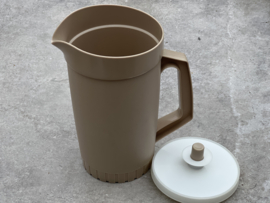 Tupperware water-, sapkan groot bruin-crème