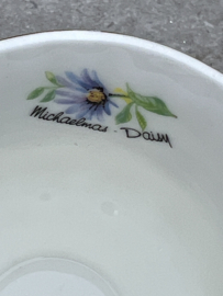 Koffiekopje Bone China London Michaelmas daisy