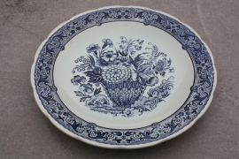 Delfts blauw bord Boch Belgium