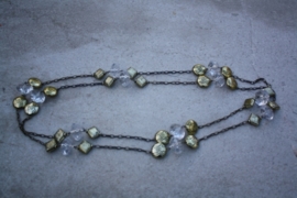 Ketting koper-glas