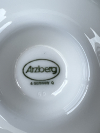 Eierdopjes Arzberg paarse bloem